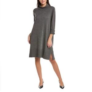Eileen Fisher Charcoal Long Sleeve Dress